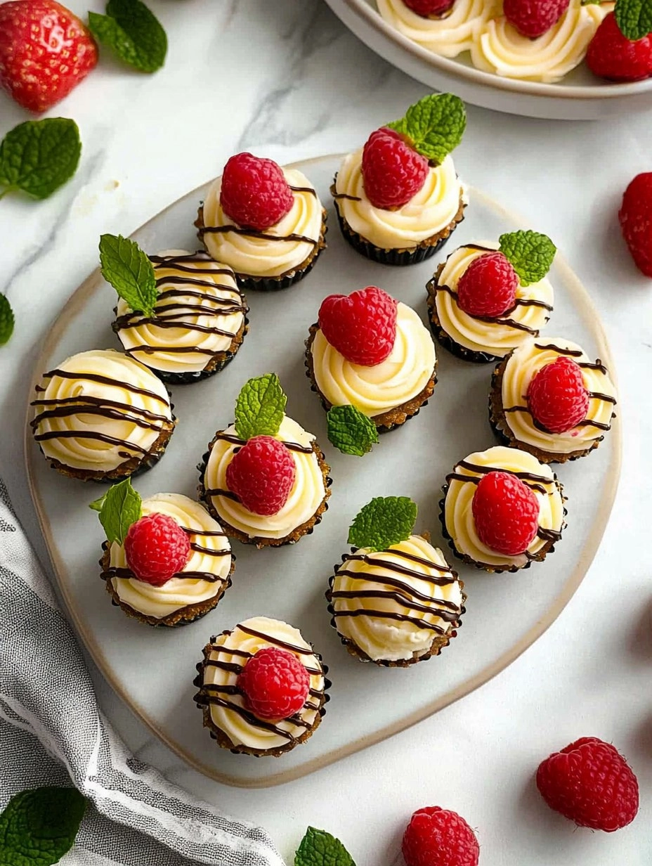 Mini Cheesecakes (Bite-Sized + 5 Ingredients)