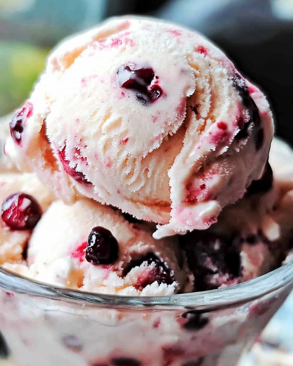 Orange Cranberry Ice Cream