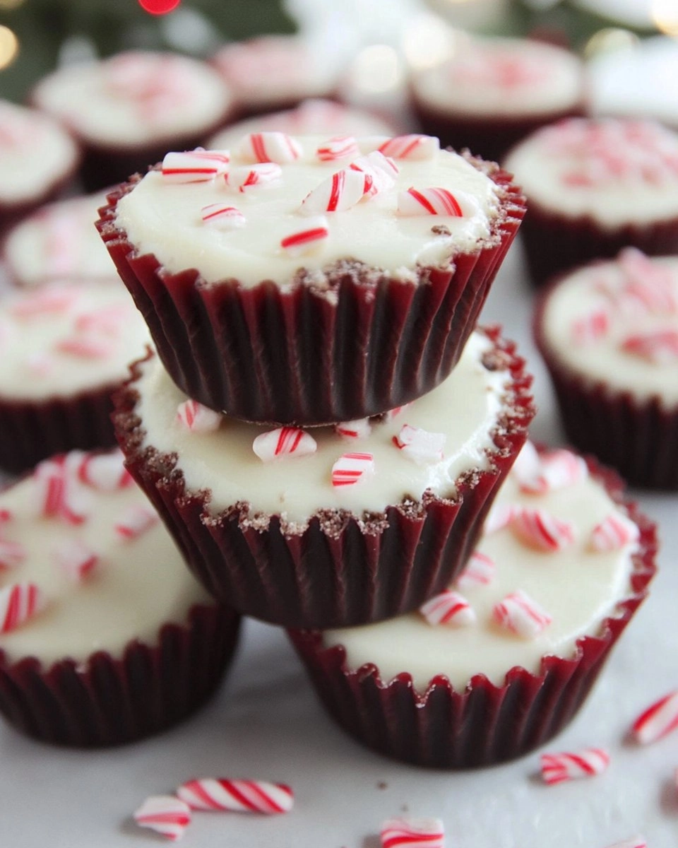 Peppermint Bark Cups