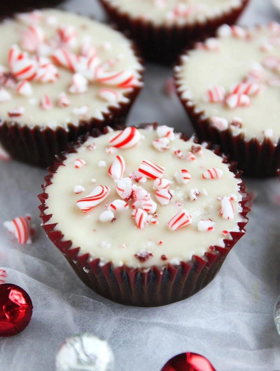 Peppermint Bark Cups