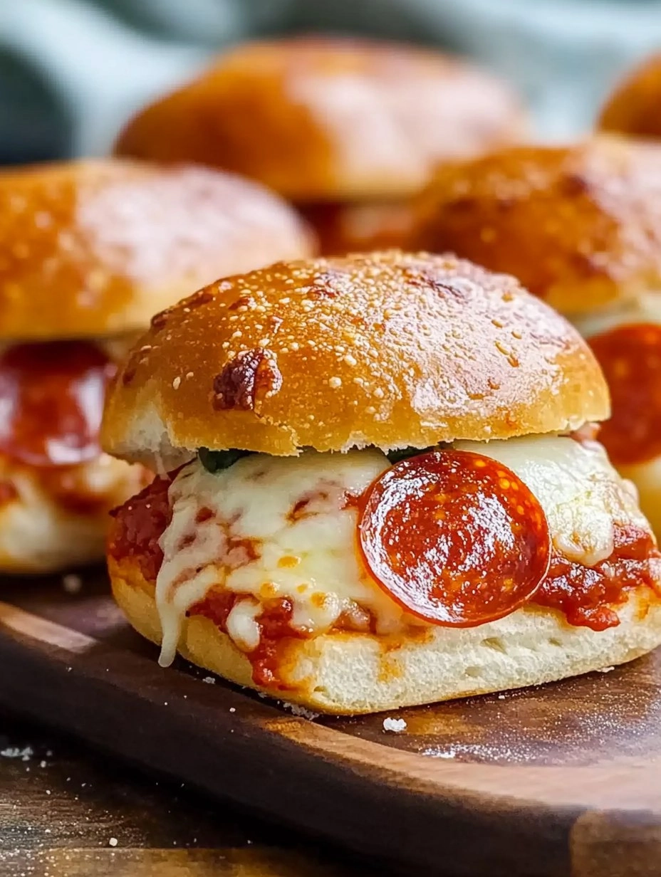Pepperoni Pizza Sliders