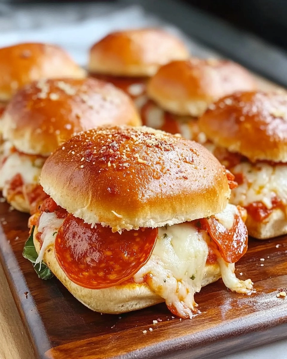 Pepperoni Pizza Sliders