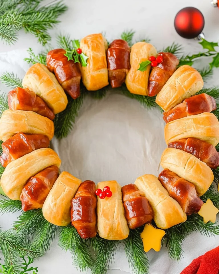 Pigs-In-A-Blanket-Christmas-Wreath-Recipe