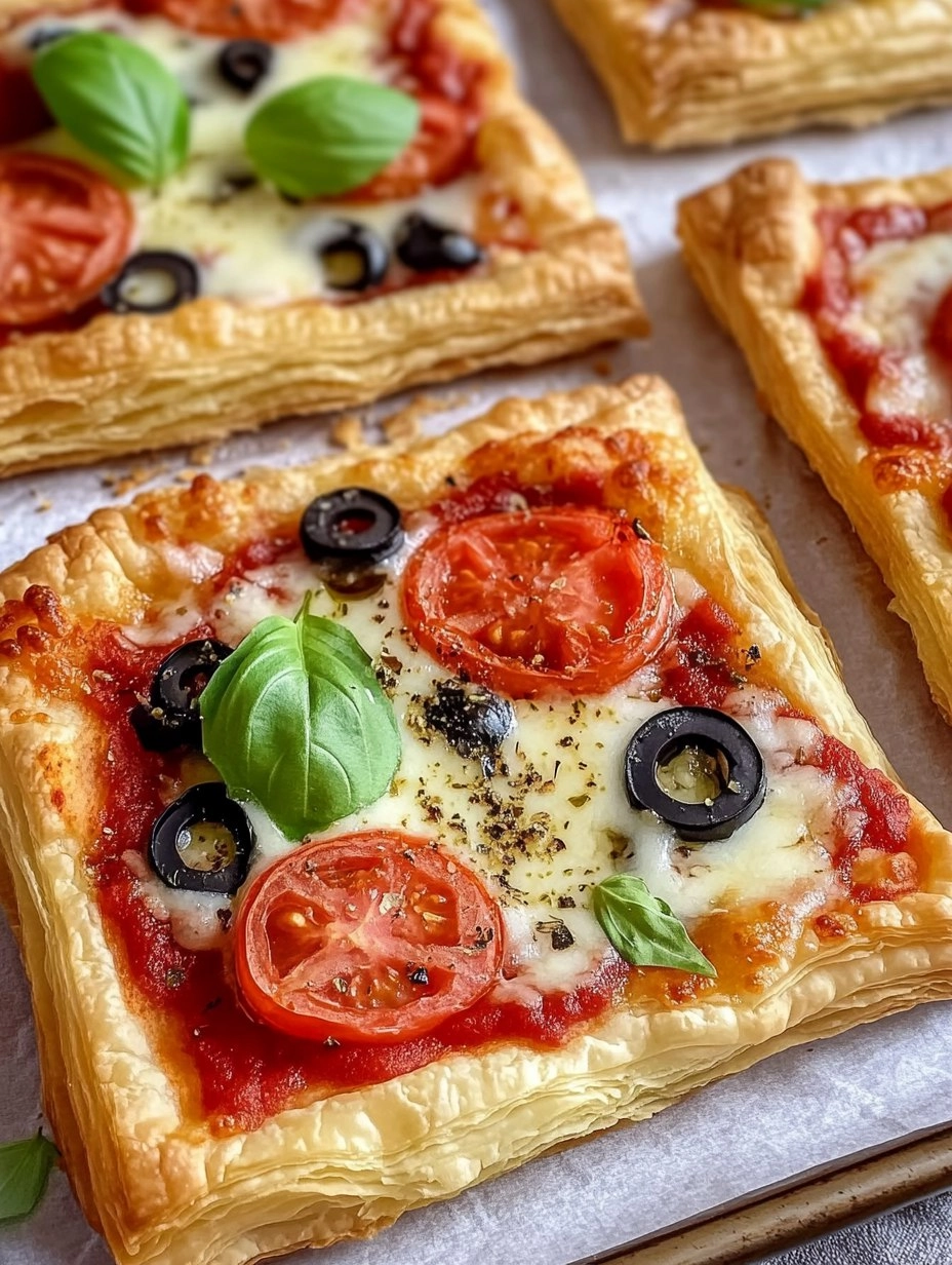 Puff Pastry Pizzas