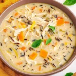Slow-Cooker-Chicken-And-Wild-Rice-Soup-Recipe