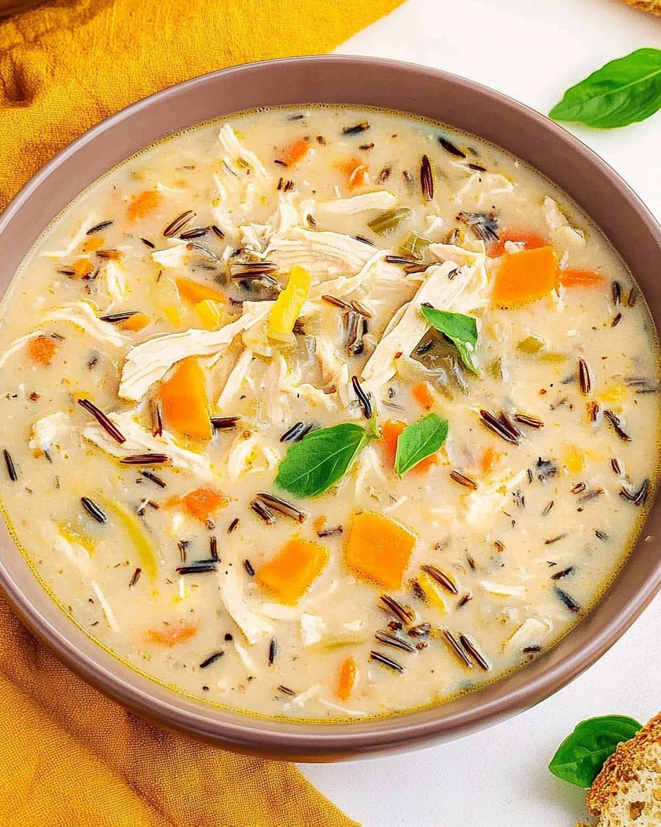 Slow Cooker Chicken And Wild Rice Soup
