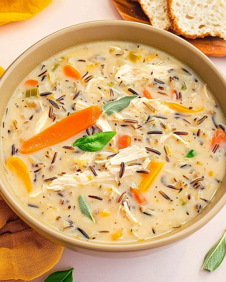 Slow Cooker Chicken And Wild Rice Soup