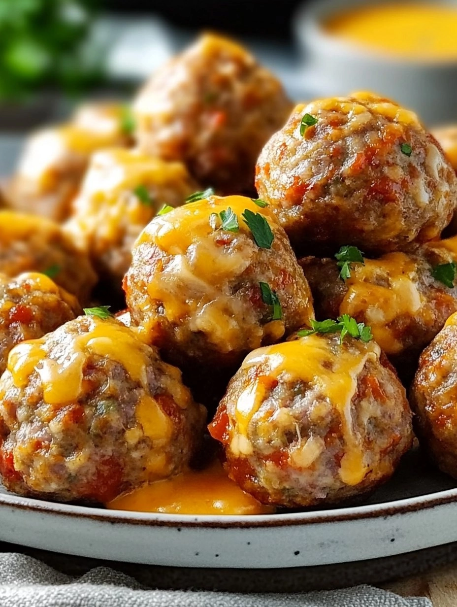 Spicy Rotel Sausage Balls
