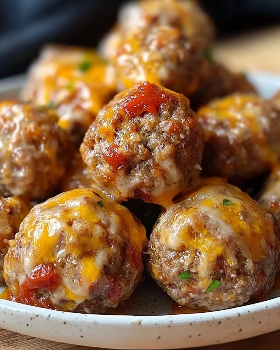 Spicy Rotel Sausage Balls