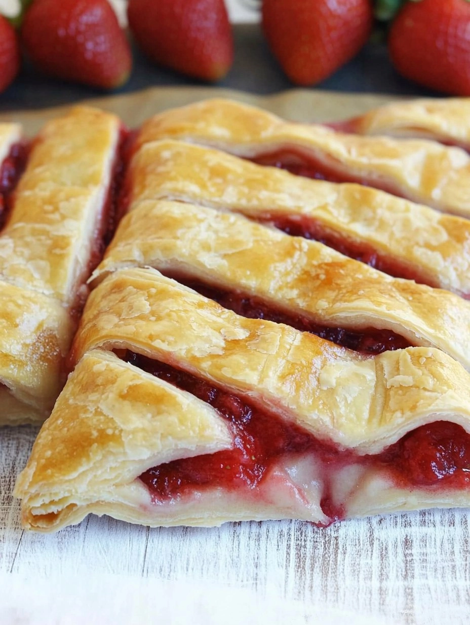 Strawberry Cream Cheese Strudel