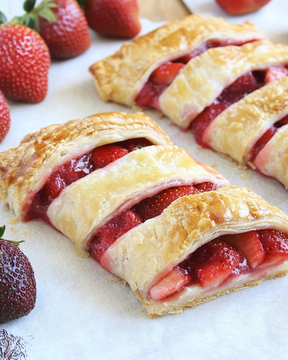 Strawberry Cream Cheese Strudel