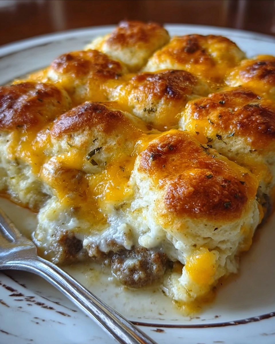 Biscuits and Gravy Casserole