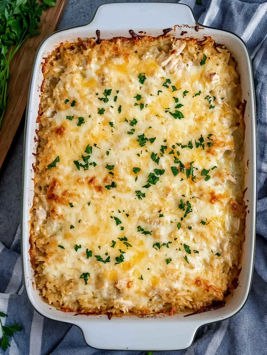 Cheesy Chicken and Rice Casserole