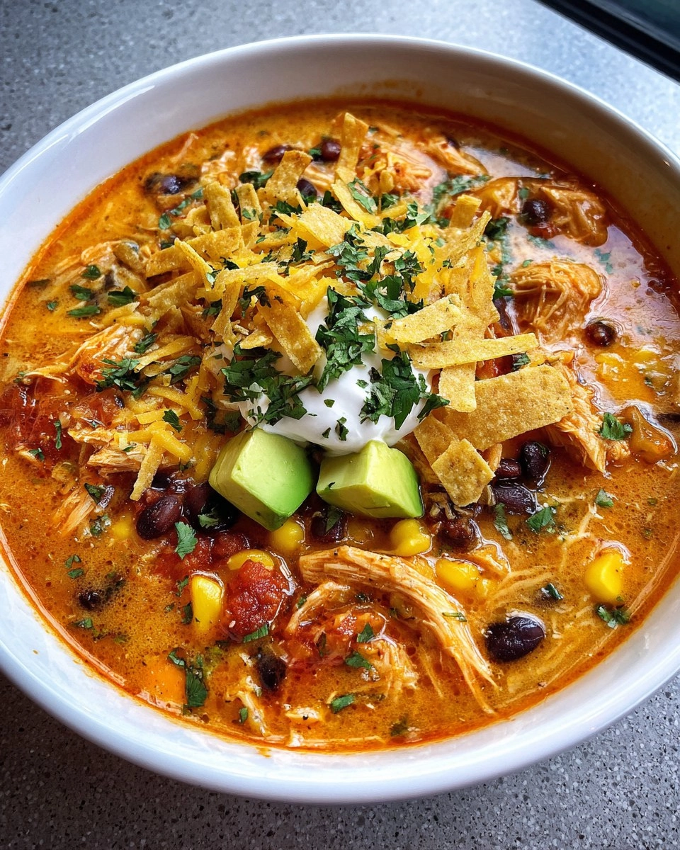 Chicken Enchilada Soup