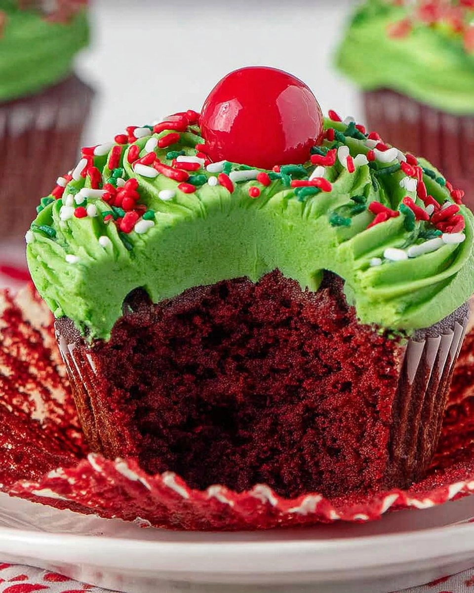 Grinch Cupcakes