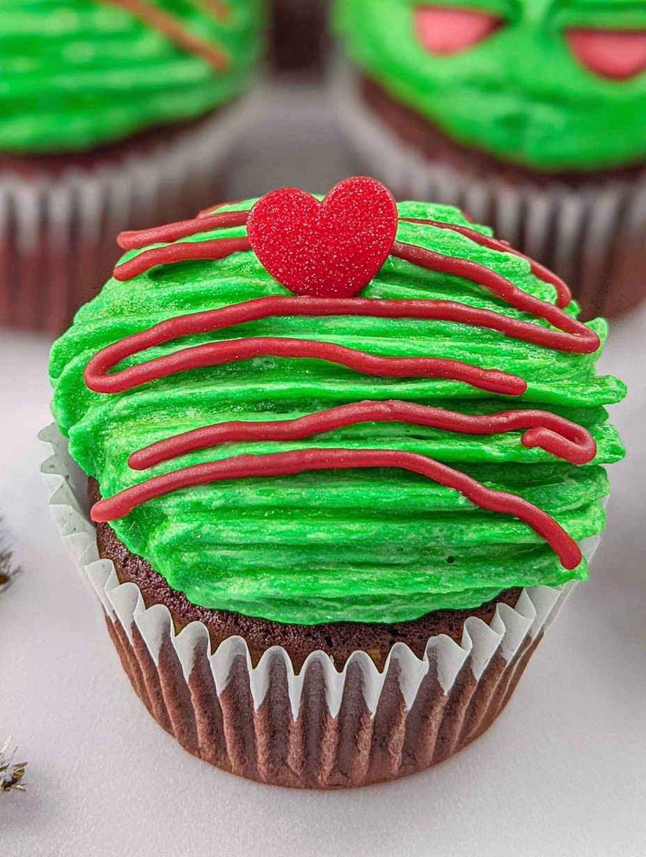 Grinch Cupcakes