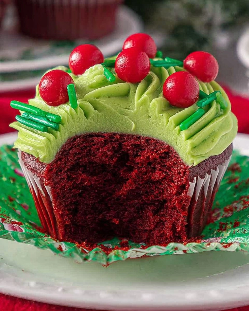 Grinch Cupcakes