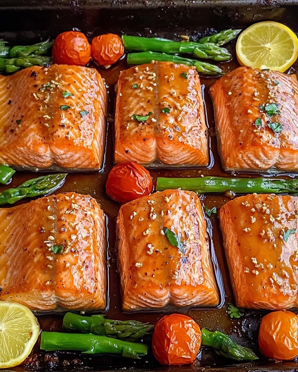 Maple Glazed Sheet Pan Salmon