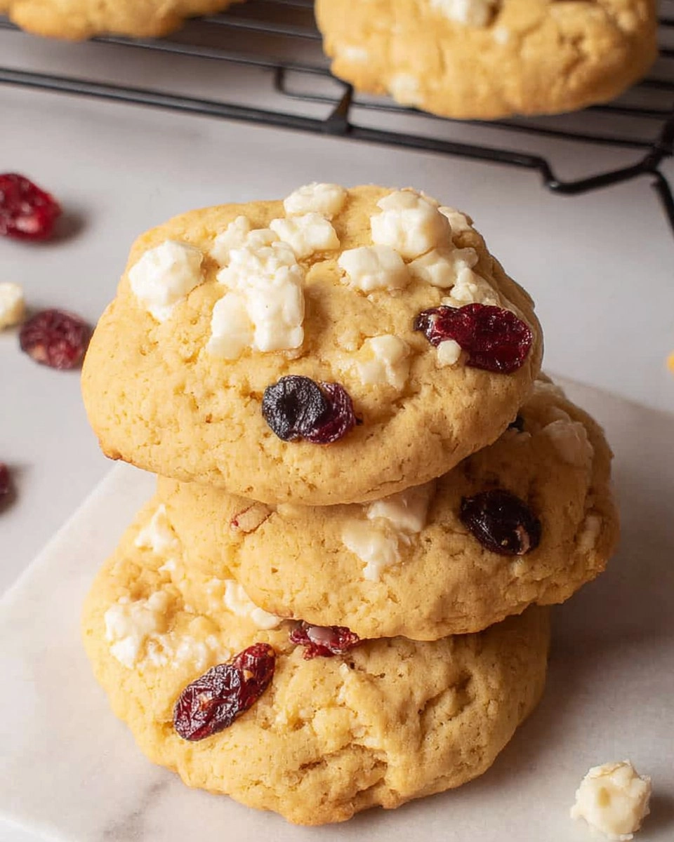 White Chocolate Cranberry Cookies