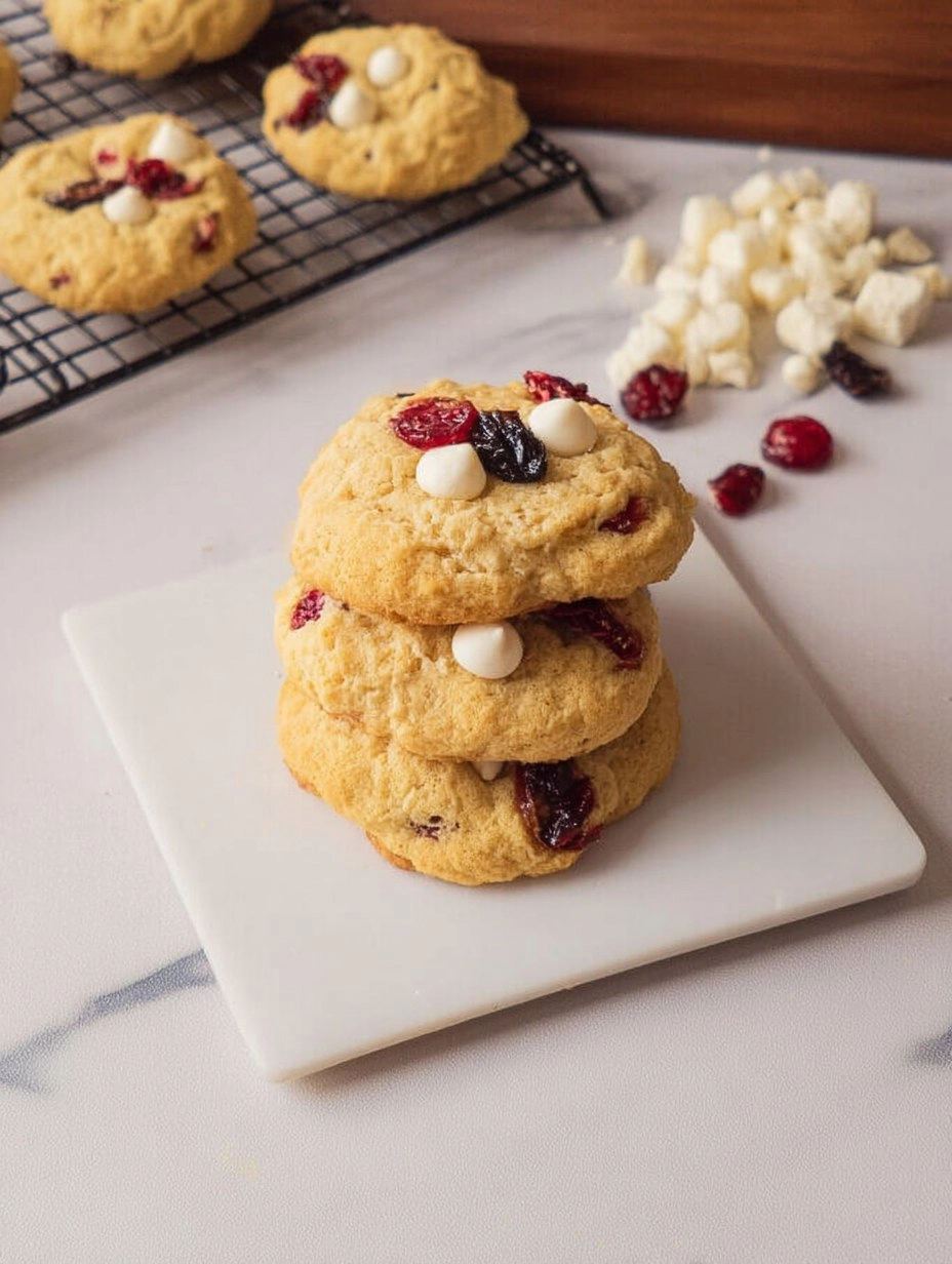 White Chocolate Cranberry Cookies