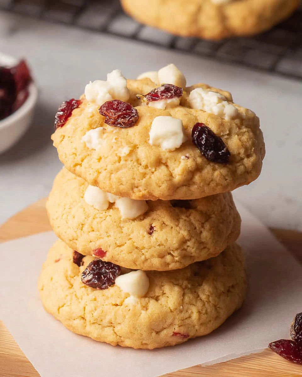 White Chocolate Cranberry Cookies