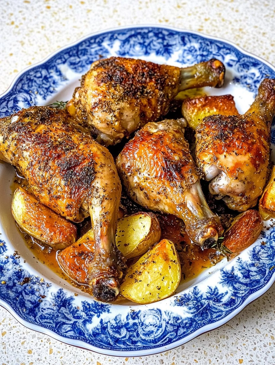 Baked Chicken Leg Quarters