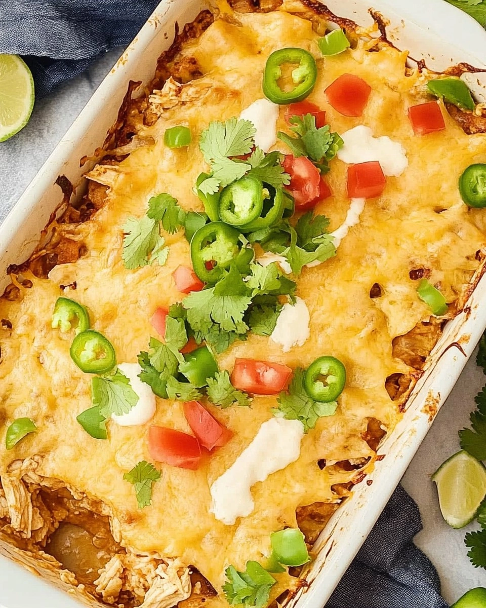 Baked Chicken Taco Casserole With Flour Tortillas