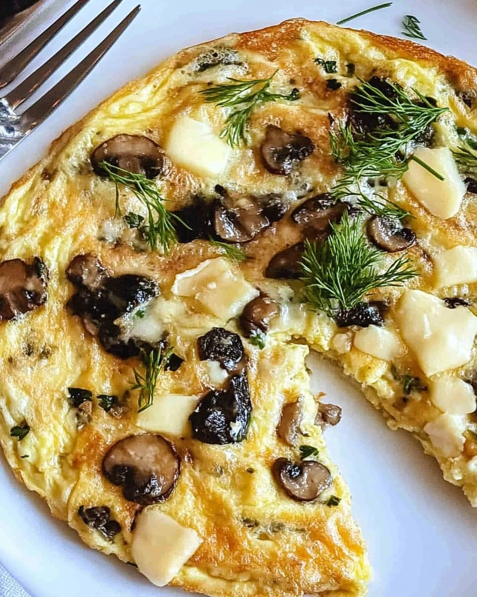 Cheese And Mushroom Omelette
