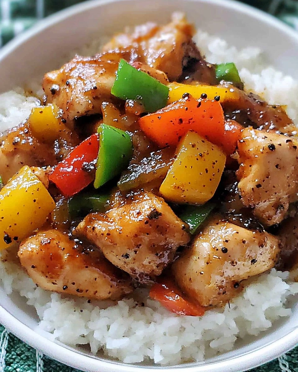 Chinese Black Pepper Chicken