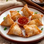 Crab-Rangoon-with-Sweet-and-Spicy-Dipping-Sauce-Recipe