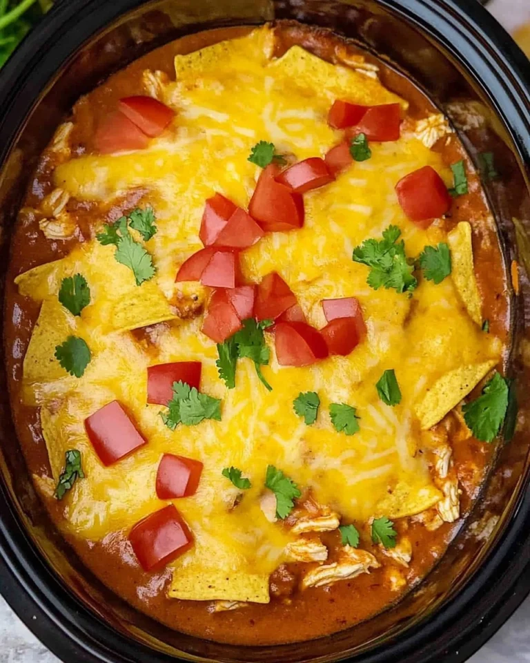 Crock-Pot-Chicken-Enchilada-Casserole-Recipe