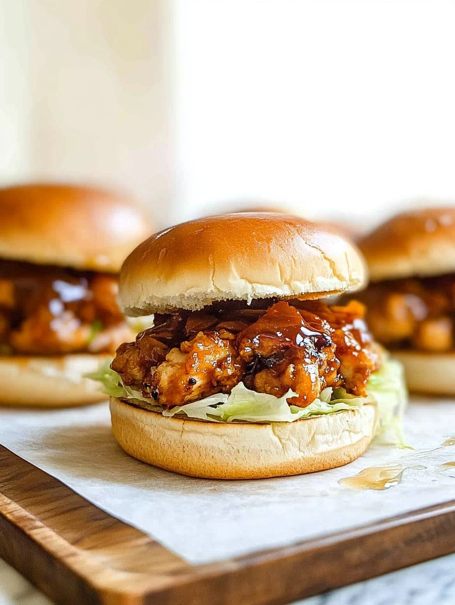 Hot Honey Chicken Sliders
