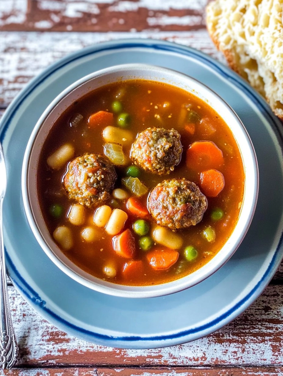 Meatball Vegetable Soup