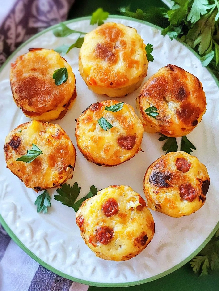 Mini Spanish Tortillas with Chorizo