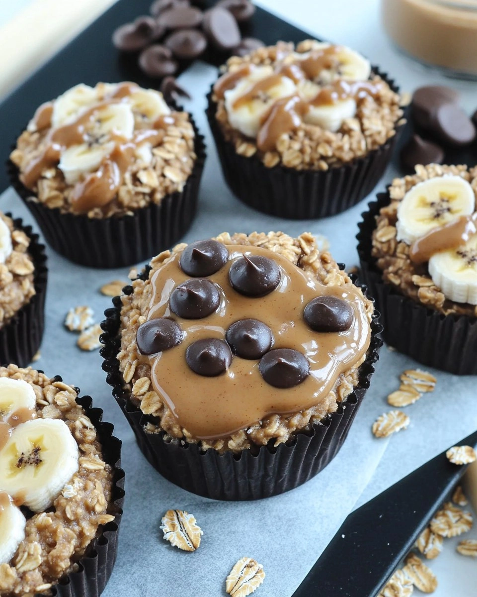 Peanut Butter Banana Oatmeal Cups