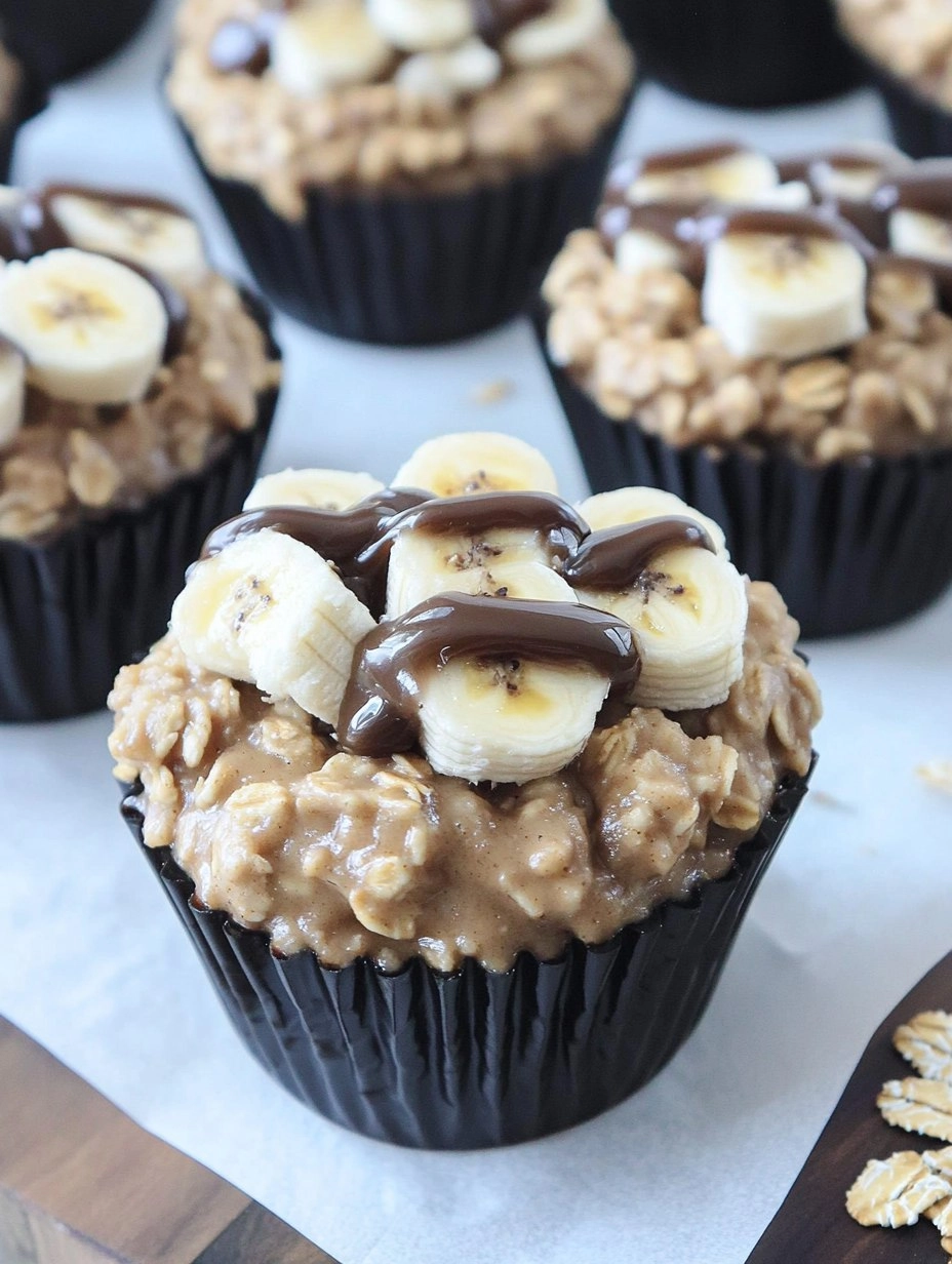 Peanut Butter Banana Oatmeal Cups