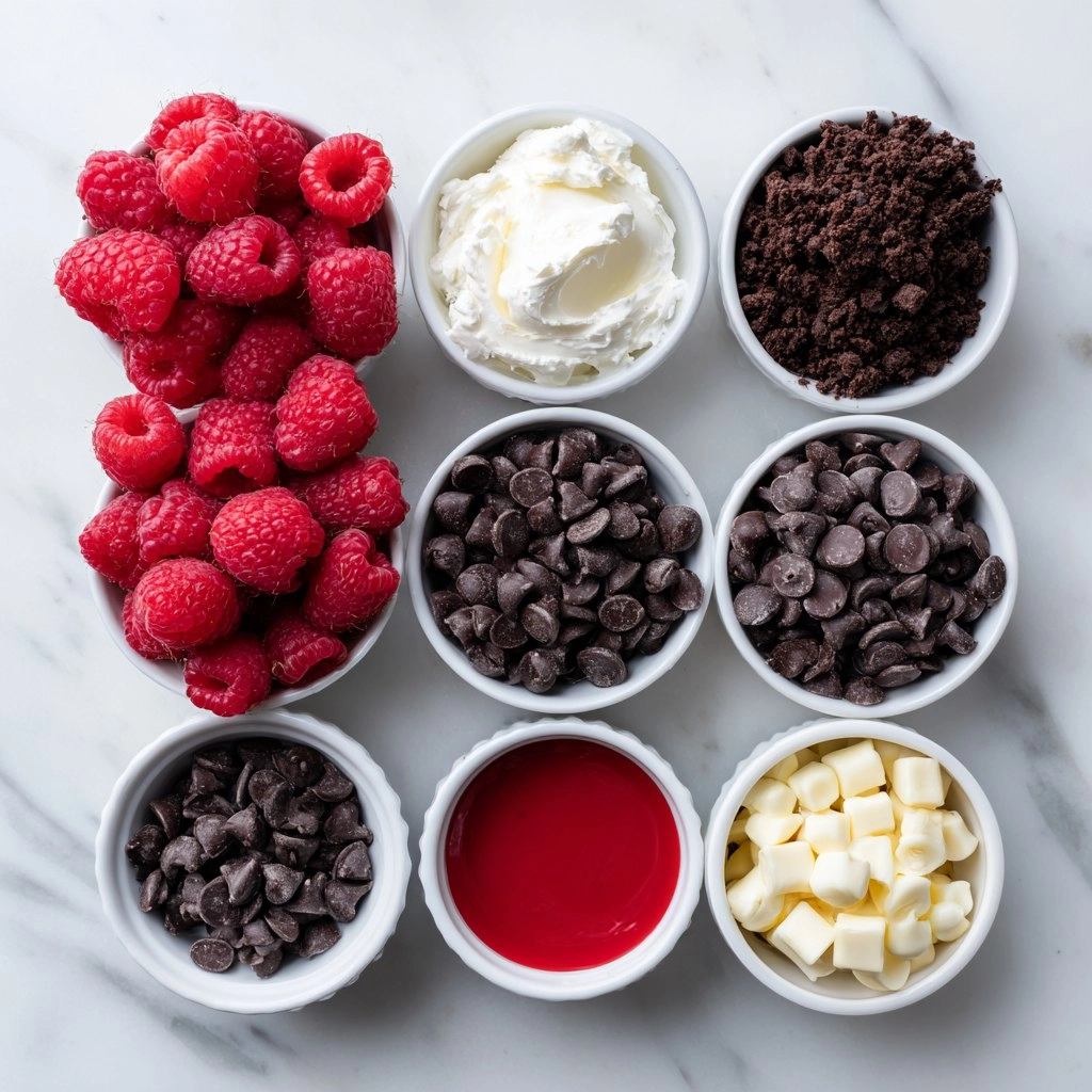 Raspberry Brownie Bombs