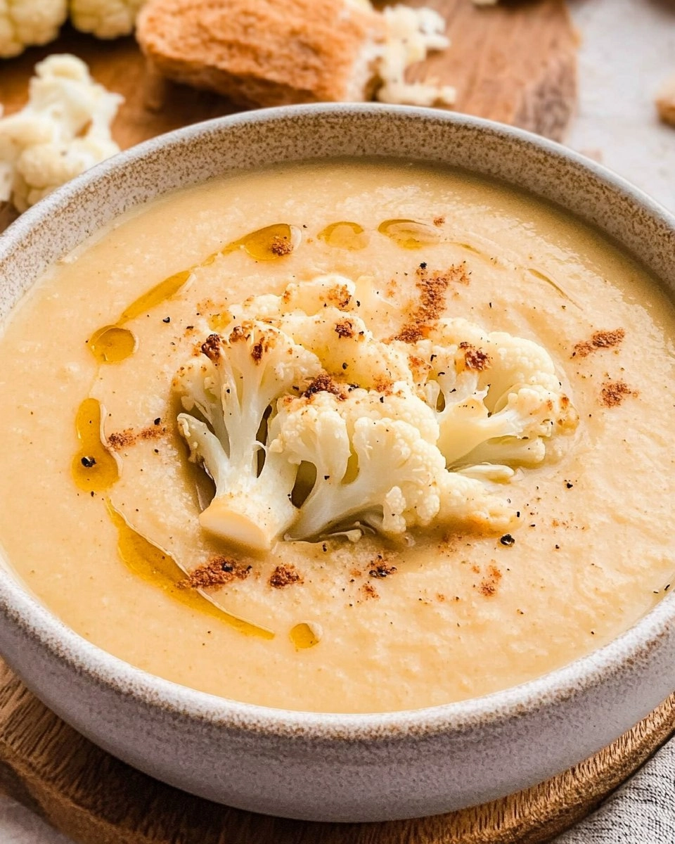Roasted Cauliflower Soup