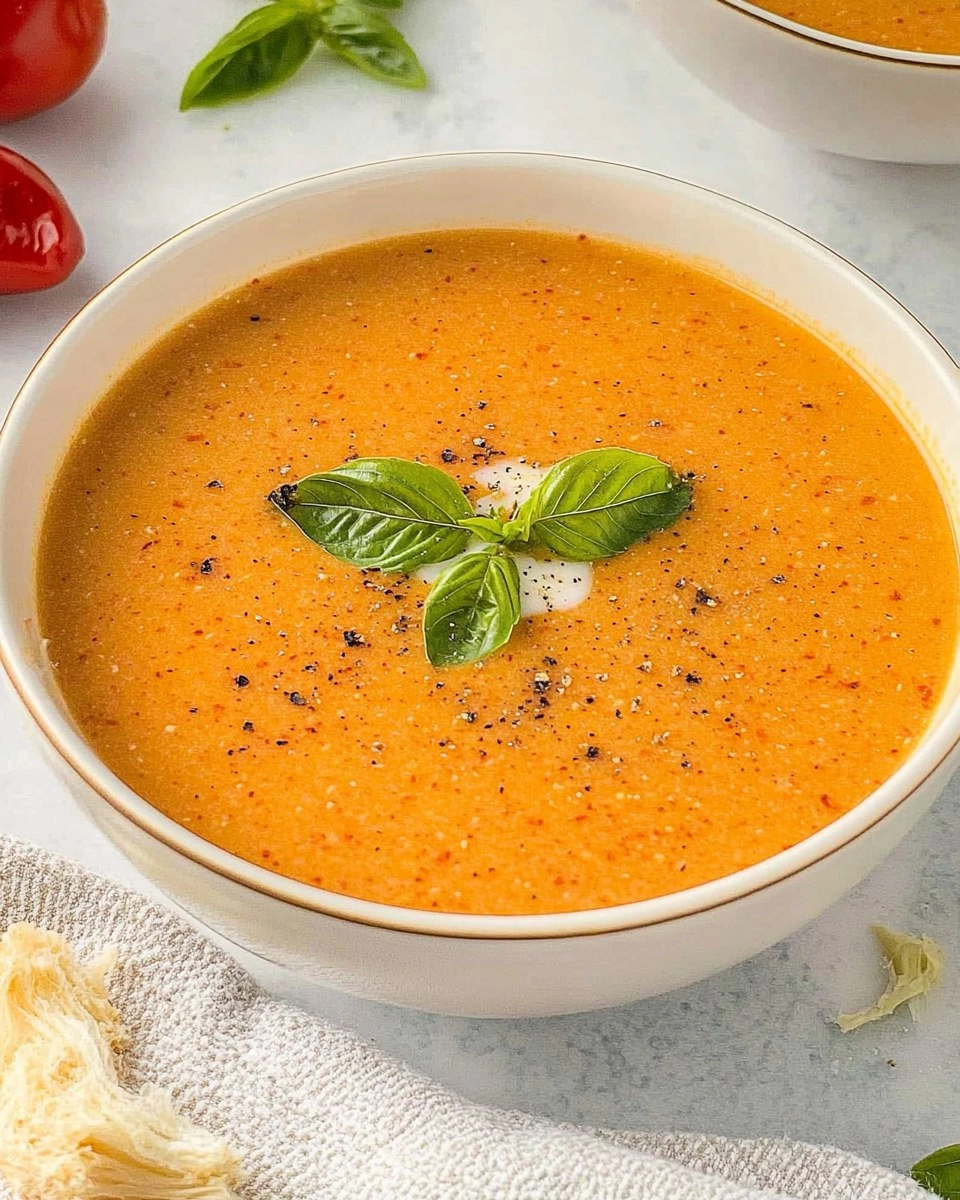 Roasted Red Pepper And Tomato Soup