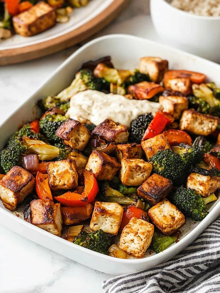 Sheet Pan Tofu Veggies