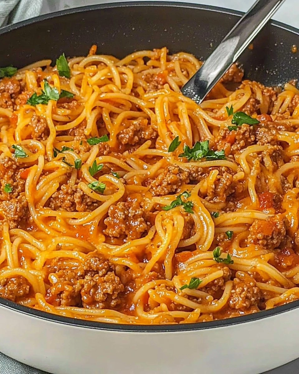 Spaghetti Hamburger Helper