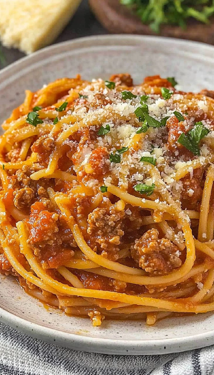 Spaghetti Hamburger Helper