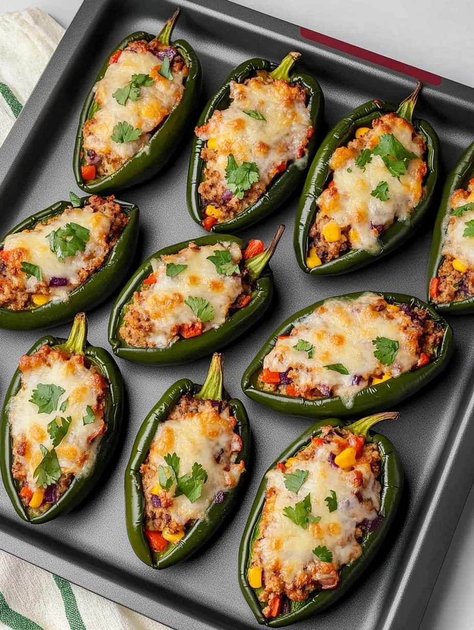 Stuffed Poblano Peppers
