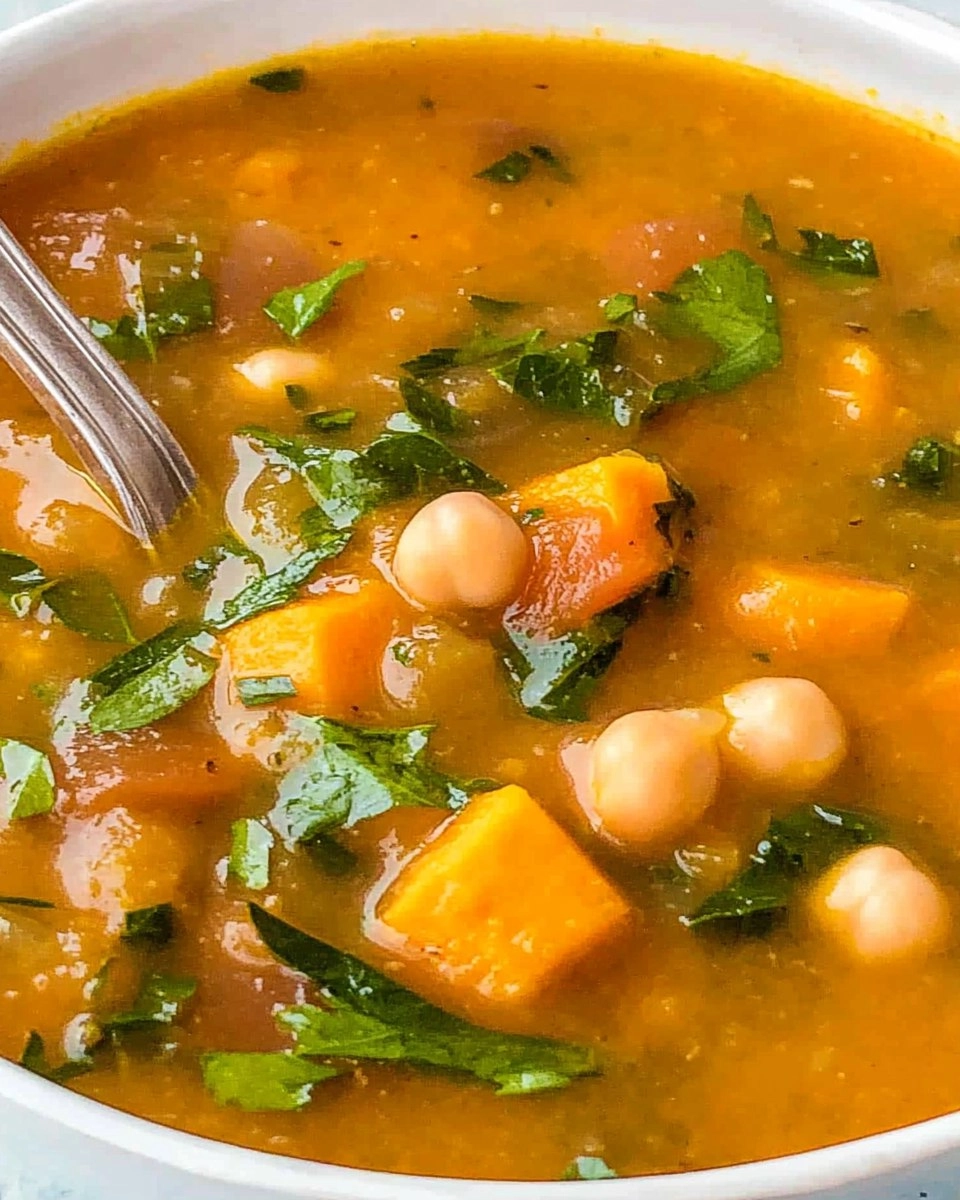 Sweet Potato Chickpea Soup