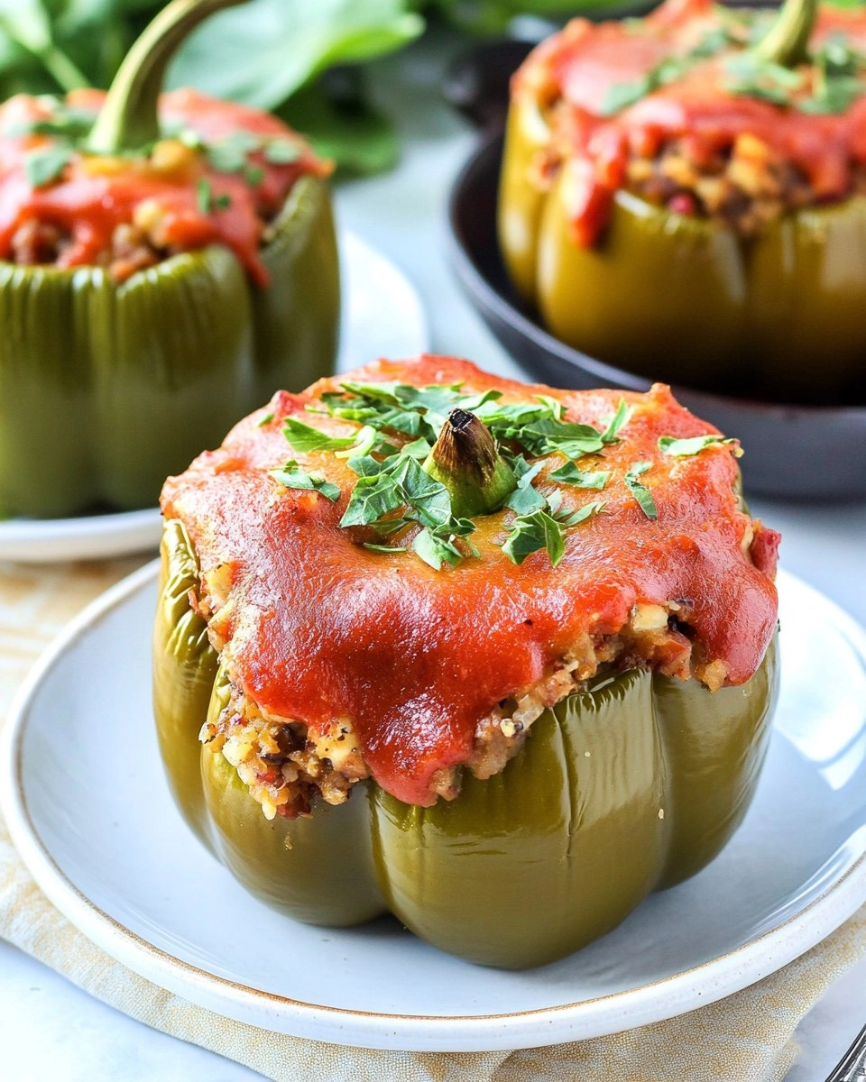 Vegetarian Stuffed Bell Peppers