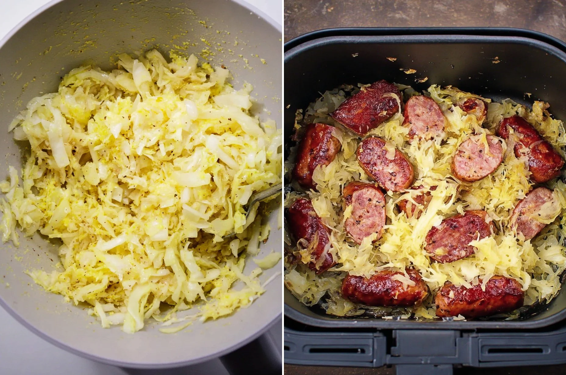 Air Fryer Kielbasa and Sauerkraut: Twist on a Classic