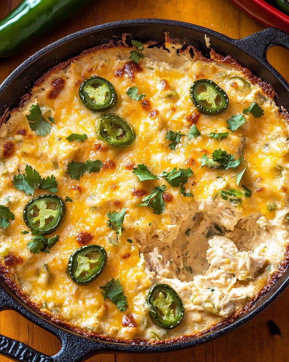 Cheesy Chicken Jalapeño Popper Dip