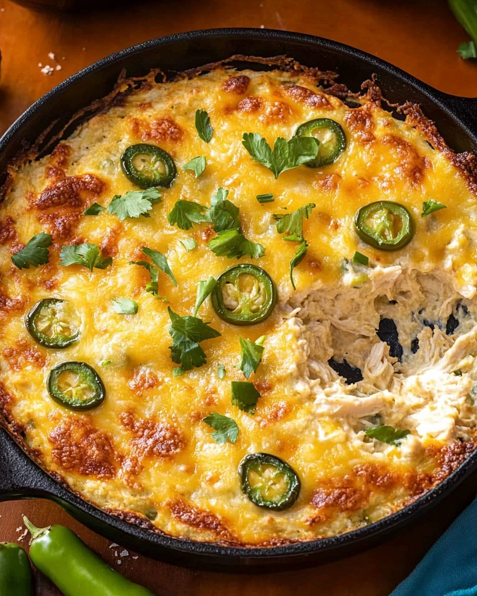 Cheesy Chicken Jalapeño Popper Dip