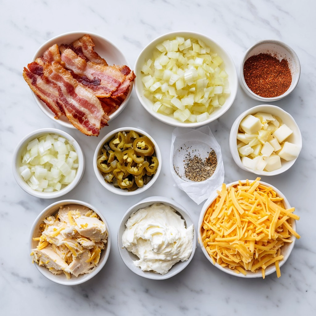 Cheesy Chicken Jalapeño Popper Dip
