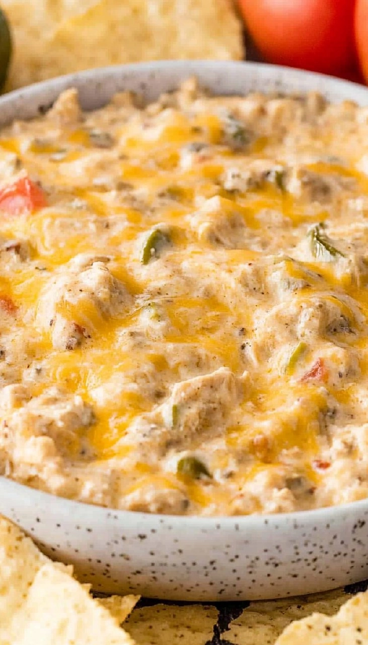 Cheesy Chicken Jalapeño Popper Dip